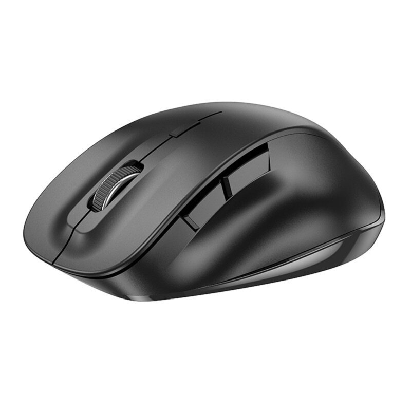 Mouse wireless laptop cu 6 butoane, 1600 DPI Hoco GM24, negru