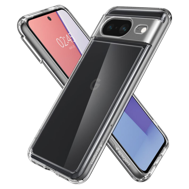 Husa Google Pixel 8 Spigen Ultra Hybrid, transparenta