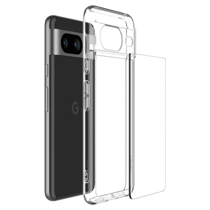 Husa Google Pixel 8 Spigen Ultra Hybrid, transparenta