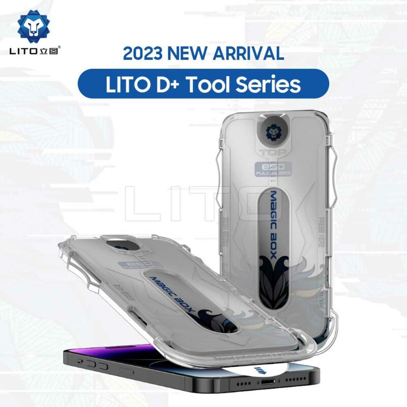 Folie sticla iPhone 12 Pro Lito Magic Glass Box D+ Tools, privacy