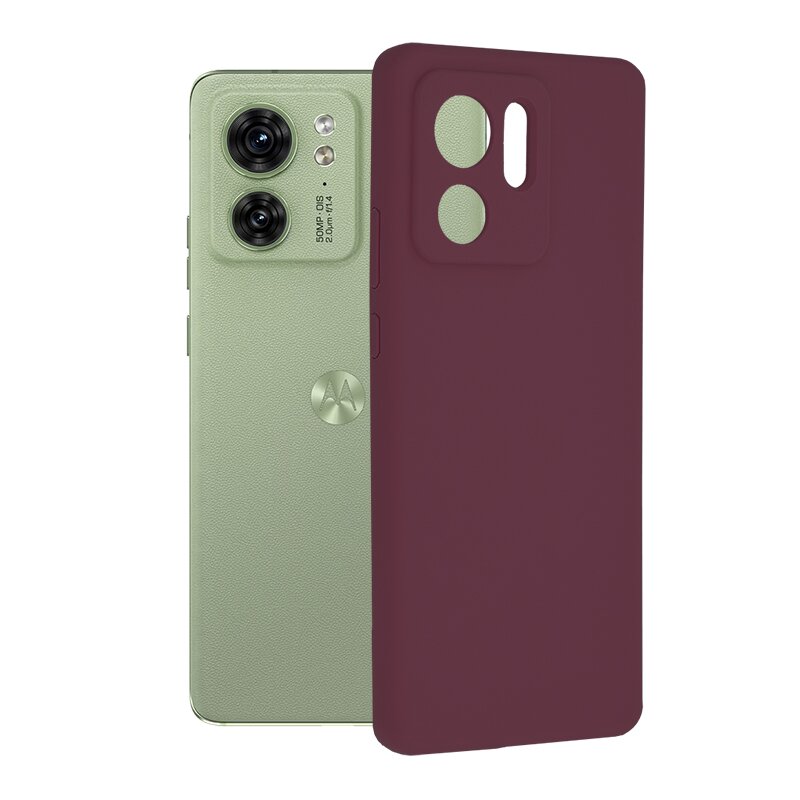 Husa Motorola Edge 40 Techsuit Soft Edge Silicone, violet