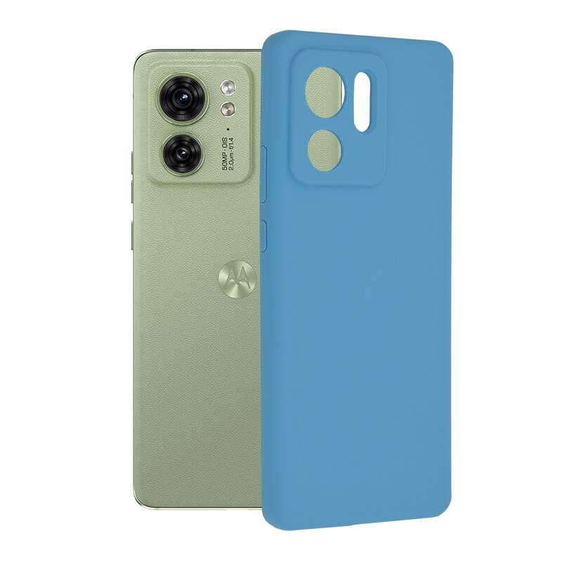 Husa Motorola Edge 40 Techsuit Soft Edge Silicone, albastru