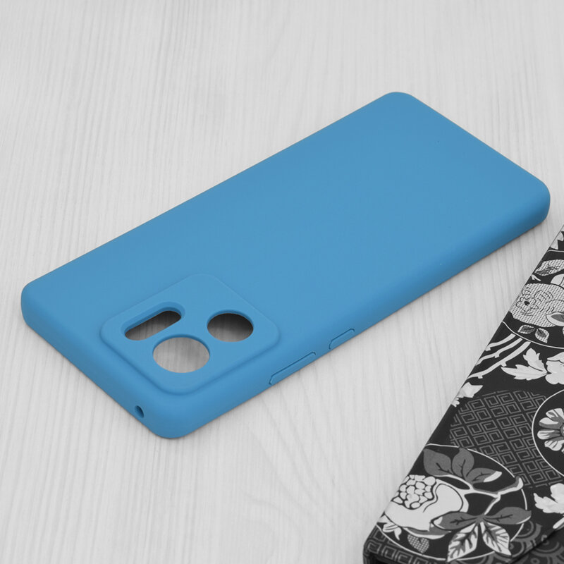 Husa Motorola Edge (2023) Techsuit Soft Edge Silicone, albastru