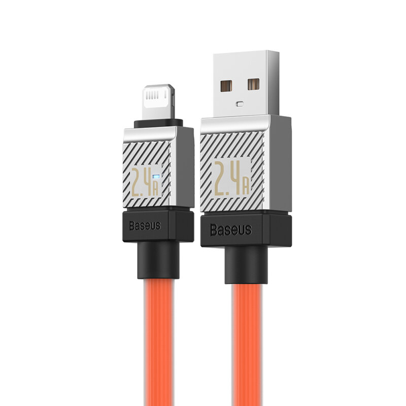 Cablu de date USB la Lightning Baseus, 2.4A, 2m, CAKW000507