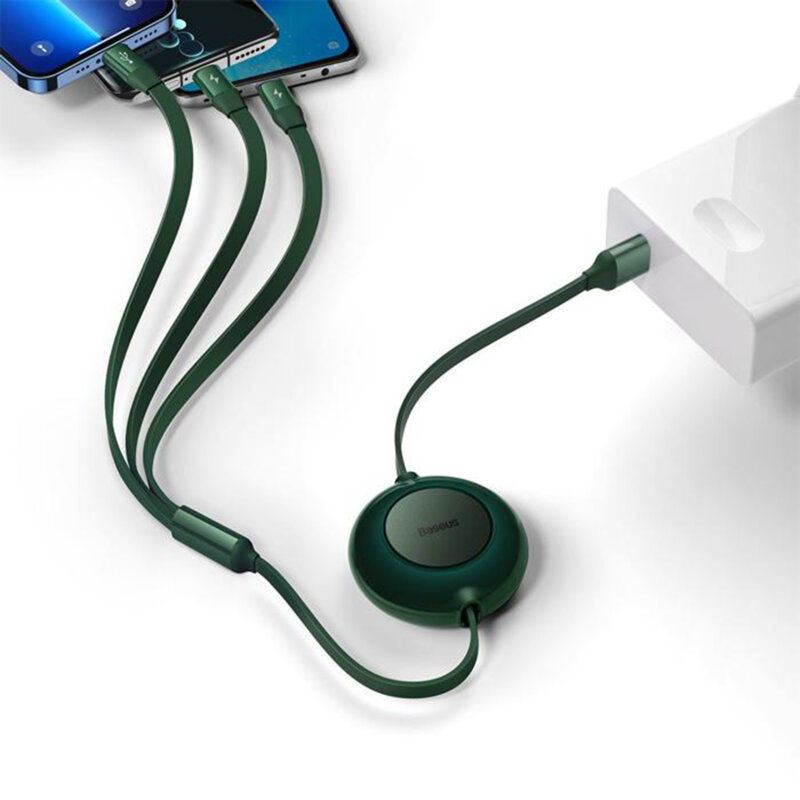 Cablu date retractabil Type-C, iPhone, Micro-USB Baseus, CAMJ010006