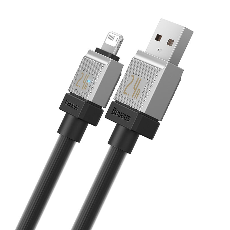Cablu de date USB la Lightning Baseus, 2.4A, 2m, CAKW000501