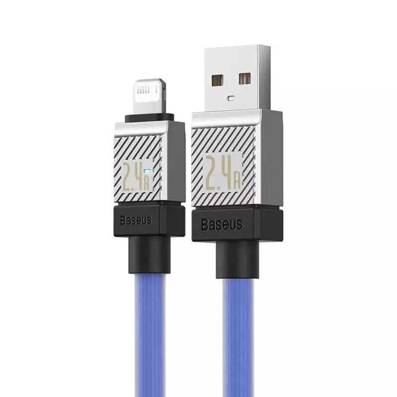 Cablu de date USB la Lightning Baseus, 2.4A, 2m, CAKW000503