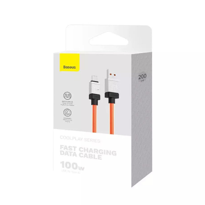 Cablu Super Fast Charging USB-C PD100W Baseus, 2m, CAKW000707