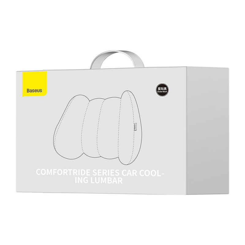 Perna lombara auto pentru scaun Baseus, negru, C20036402111-01