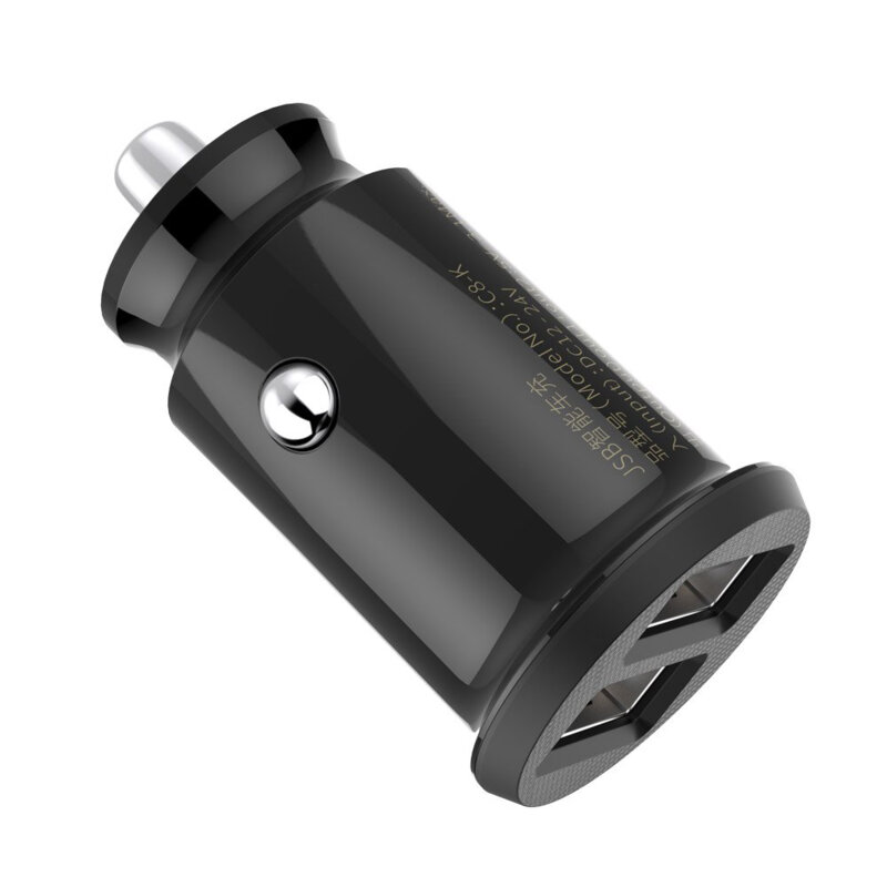 Incarcator auto USB Baseus, 5V, 3.1A, negru, CCALL-ML01