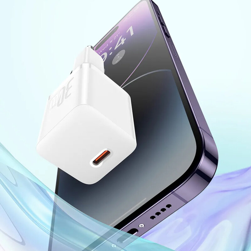 Incarcator GaN priza tip C Fast Charge Baseus, 30W, CCGN070401