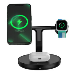 Statie de incarcare telefon, casti, ceas Baseus, WXTE000101