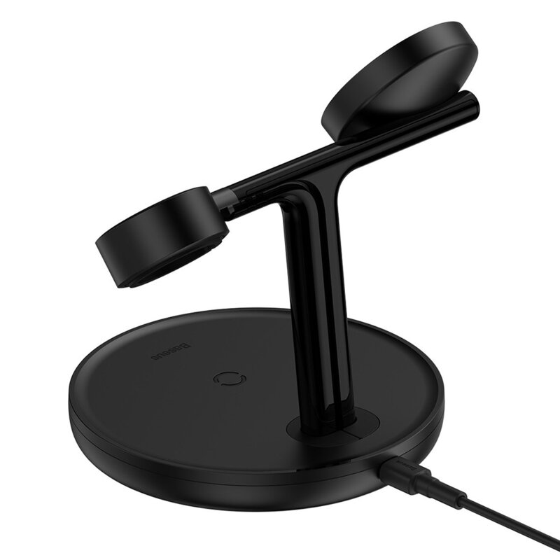 Statie de incarcare telefon, casti, ceas Baseus, WXTE000101