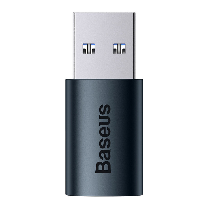 Adaptor OTG USB 3.1 la Type-C Baseus, albastru, ZJJQ000103