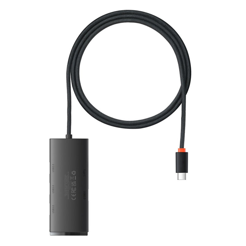 Docking station, hub 2xUSB-C, 4xUSB 3.0 Baseus, 1m, WKQX030401