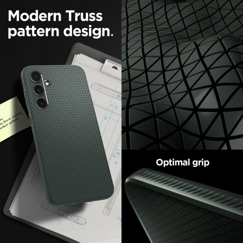 Husa Samsung Galaxy S23 FE Spigen Liquid Air, verde