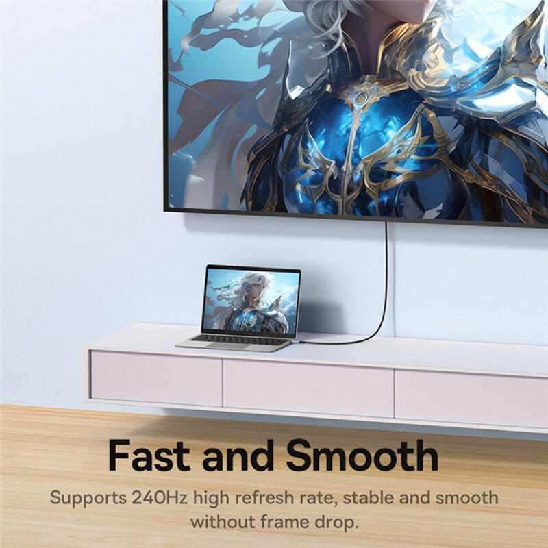 Cablu adaptor Type-C la DP Baseus, 8K, 1.5m, negru, B0063370D111-00