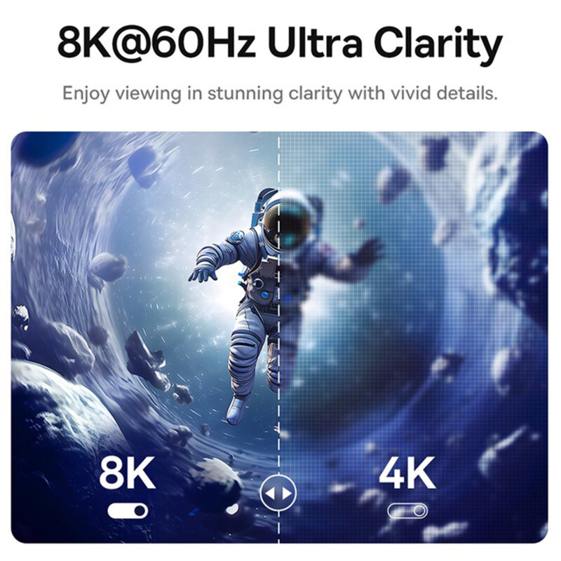 Cablu adaptor Type-C la DP Baseus, 8K, 1.5m, negru, B0063370D111-00