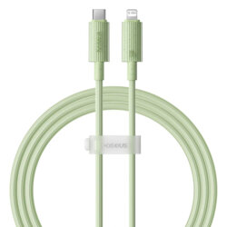 Cablu date tip C, iPhone Baseus, 20W, 2m, verde, P10360201631-01