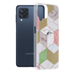 Husa Samsung Galaxy M22 Techsuit Marble, Purple Hex