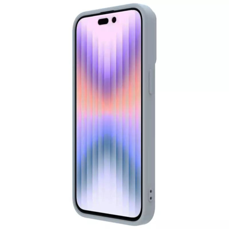 Husa iPhone 15 Pro Max Nillkin CamShield Silky MagSafe, gri