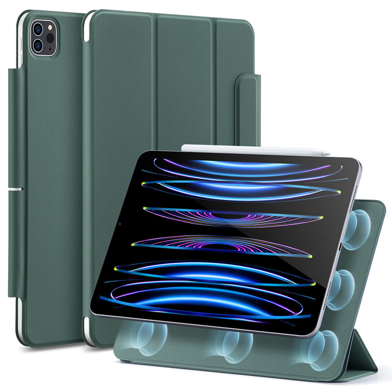 Husa iPad Pro 2020 11.0 A2068/A2230 ESR Rebound Magnetic, verde
