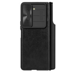 Husa Samsung Galaxy Z Fold5 Nillkin QIN Pro Leather, negru