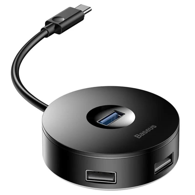 Docking station USB 3.0, hub Baseus, 10cm, negru, CAHUB-G01
