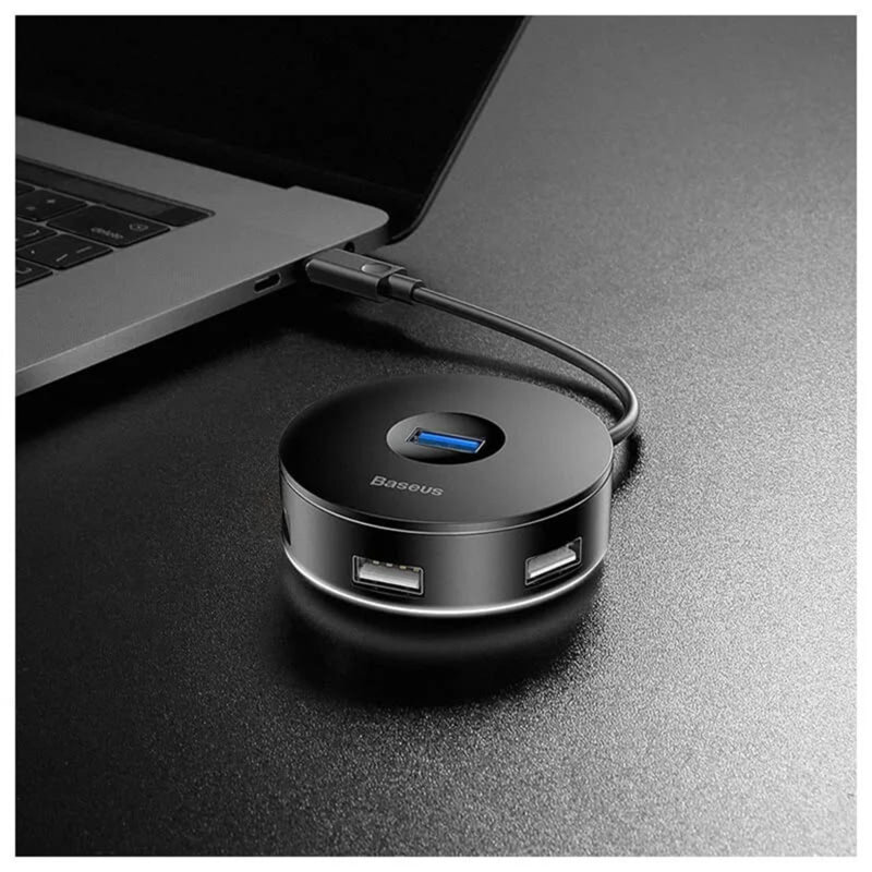 Docking station USB 3.0, hub Baseus, 10cm, negru, CAHUB-G01