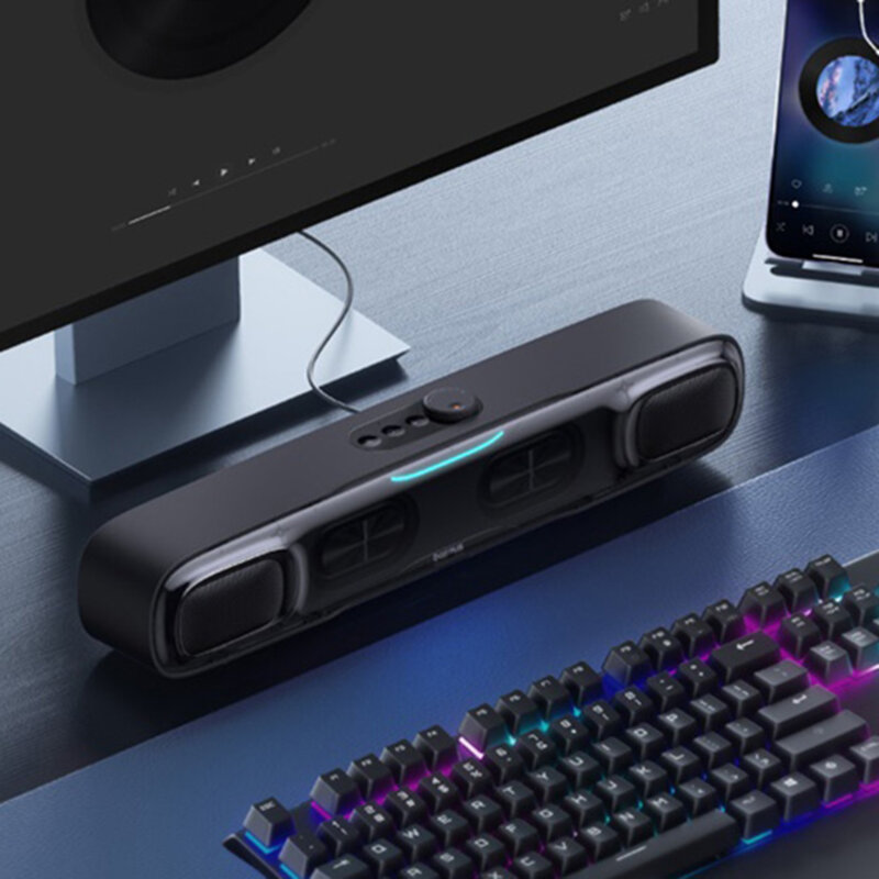 Boxa Bluetooth Type-C, Jack Baseus AeQur Mini, 2.5W, negru