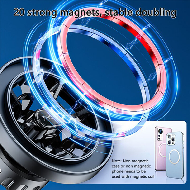 Suport telefon pahar auto Yesido C200, compatibil MagSafe