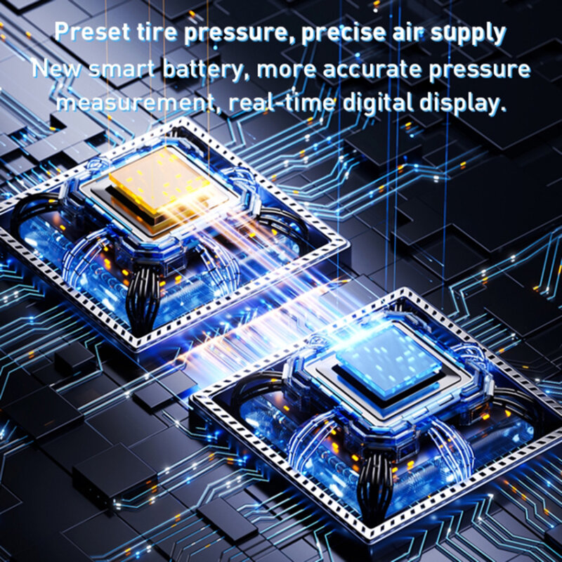 Mini compresor auto, pompa aer auto Yesido VC05, negru