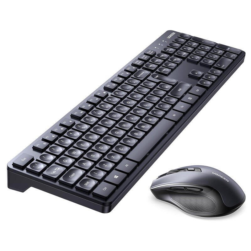 Tastatura wireless + mouse Bluetooth Ugreen, negru, 15720
