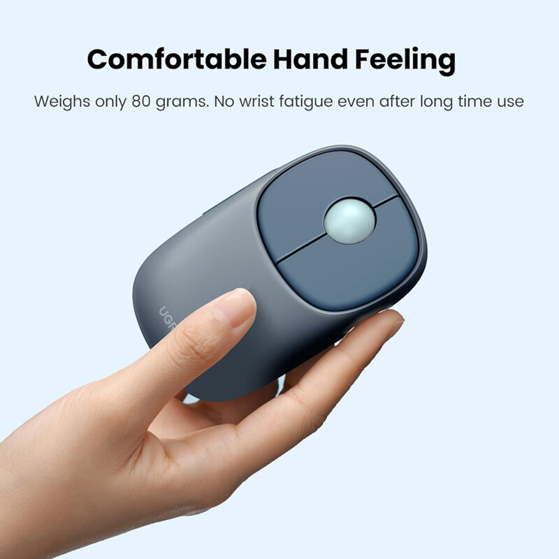 Mouse wireless pentru laptop, PC Ugreen, albastru, 90538