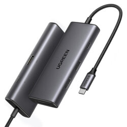 Docking station 2xUSB, 3xType-C, HDMI, TF, SD Ugreen, 15531