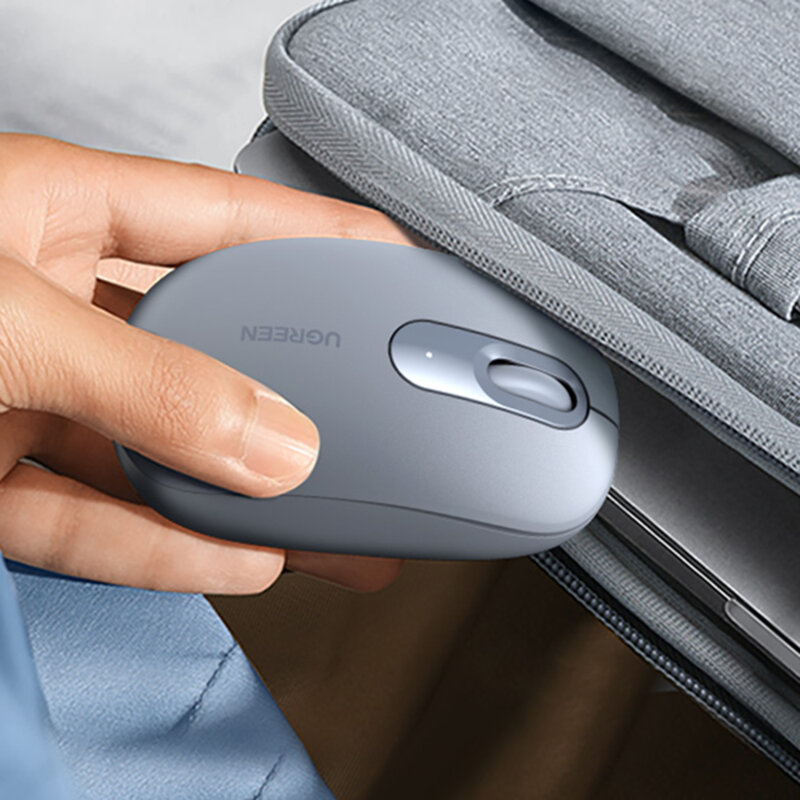 Mouse wireless pentru laptop, PC Ugreen, 2400DPI, bleu, 90671