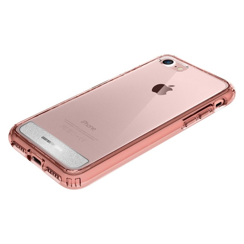 Husa Iphone 8 Obliq Naked Crystal Shield - Rose Gold
