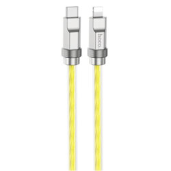 Cablu USB-C la iPhone Fast Charging 20W Hoco U113, 1m, auriu