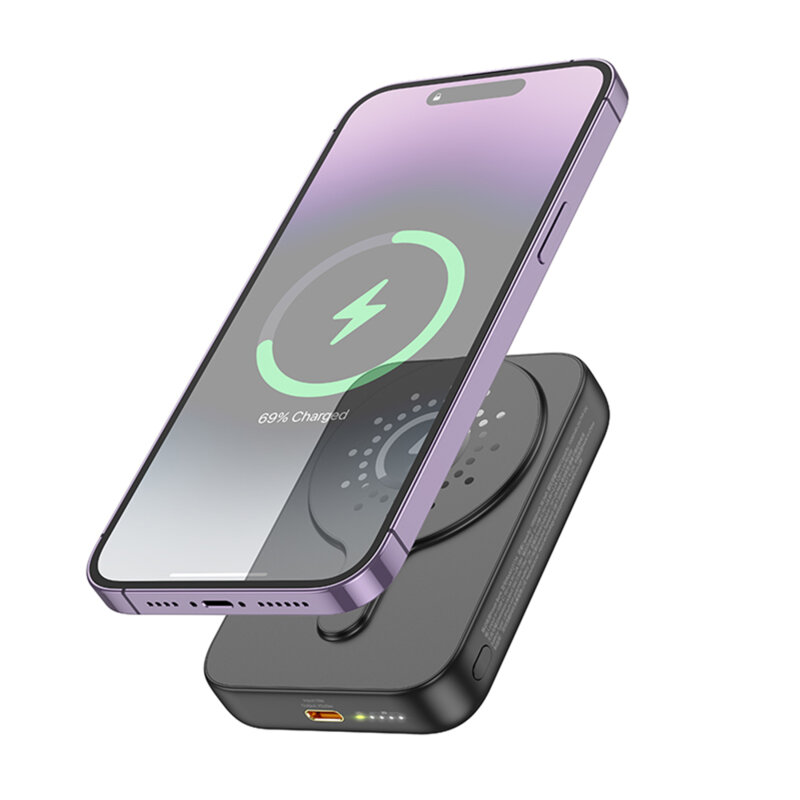 Power bank iPhone 10000mAh Fast Charge 20W Hoco J117A, negru