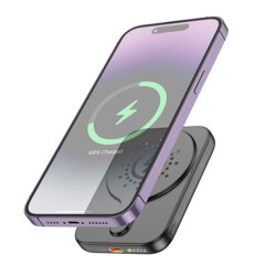Power bank iPhone 5000mAh Fast Charge 20W Hoco J117, negru
