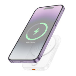 Power bank iPhone 5000mAh Fast Charge 20W Hoco J117, alb
