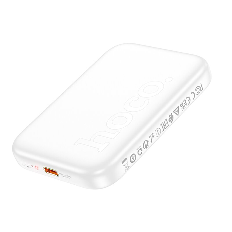 Power bank iPhone 5000mAh Fast Charge 20W Hoco J117, alb