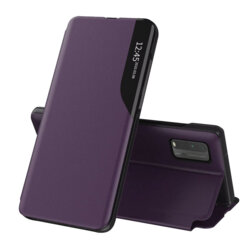 Husa Xiaomi Poco M3 Eco Leather View Flip Tip Carte - Mov