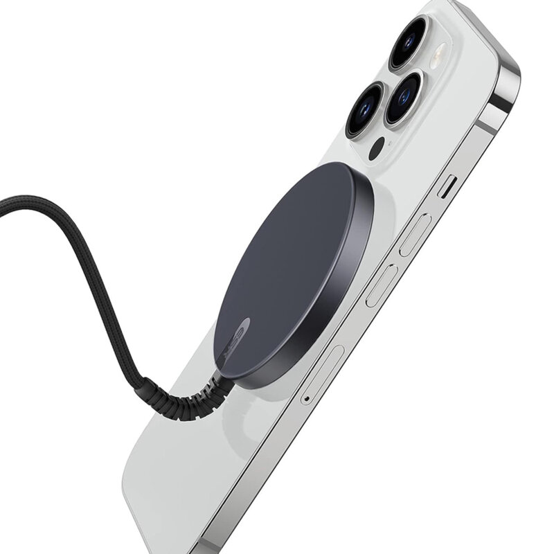 [Pachet 2x] Incarcator premium MagSafe iPhone wireless ESR, negru