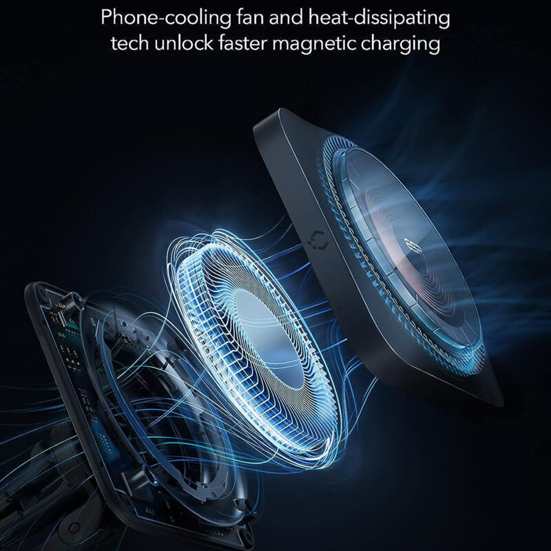 [Pachet premium] Suport incarcator auto MagSafe + priza 12V ESR, 36W