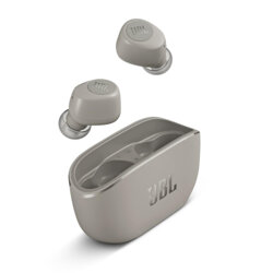 Casti in-ear Bluetooth cu microfon TWS JBL Wave 100, bej