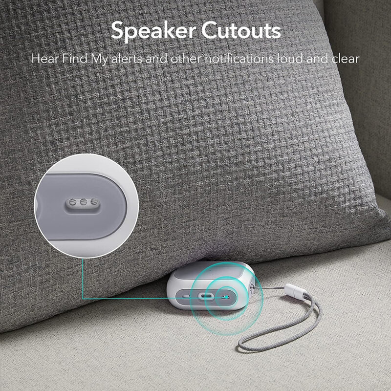 Husa Apple AirPods Pro 2 ESR Orbit Hybrid HaloLock, alb