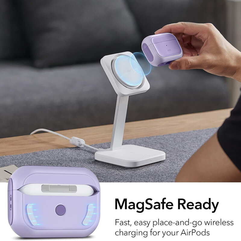 Husa Apple AirPods Pro 2 ESR Orbit Hybrid HaloLock, mov