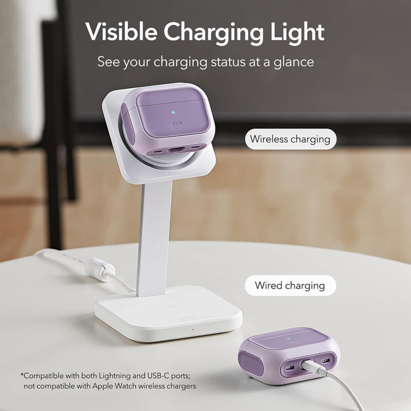 Husa Apple AirPods Pro 2 ESR Orbit Hybrid HaloLock, mov