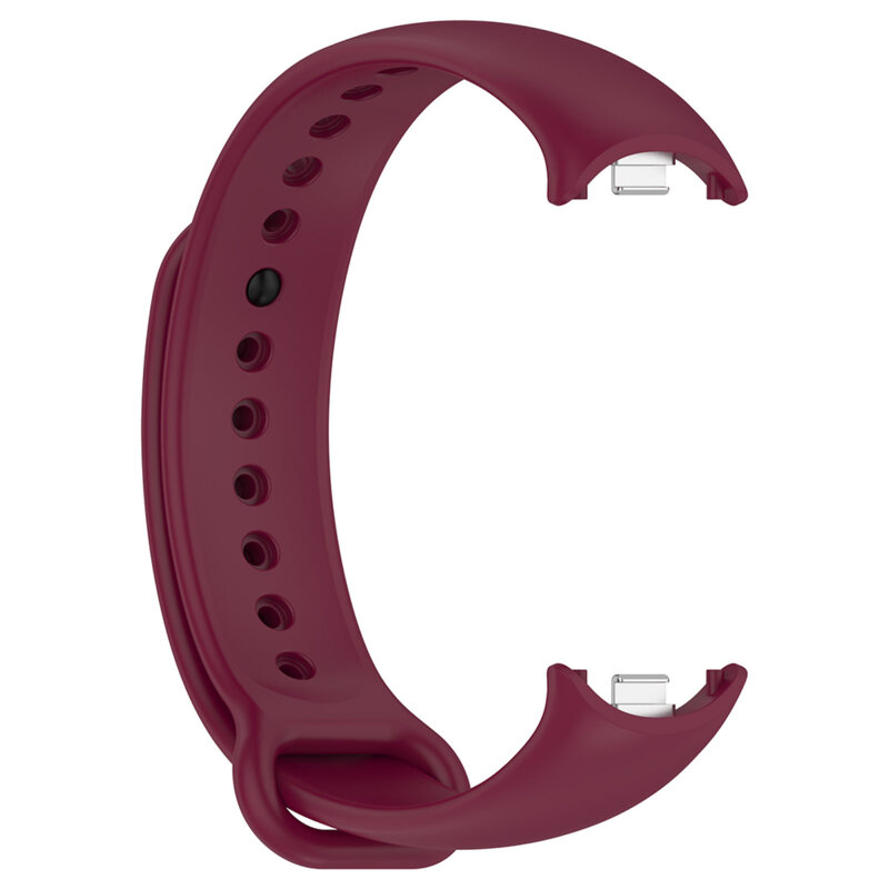 Bratara Xiaomi Mi Band 8 Techsuit, bordo, W014